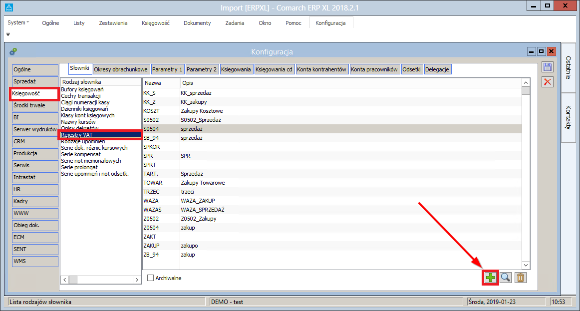 Importu dokumentów do Comarch XL