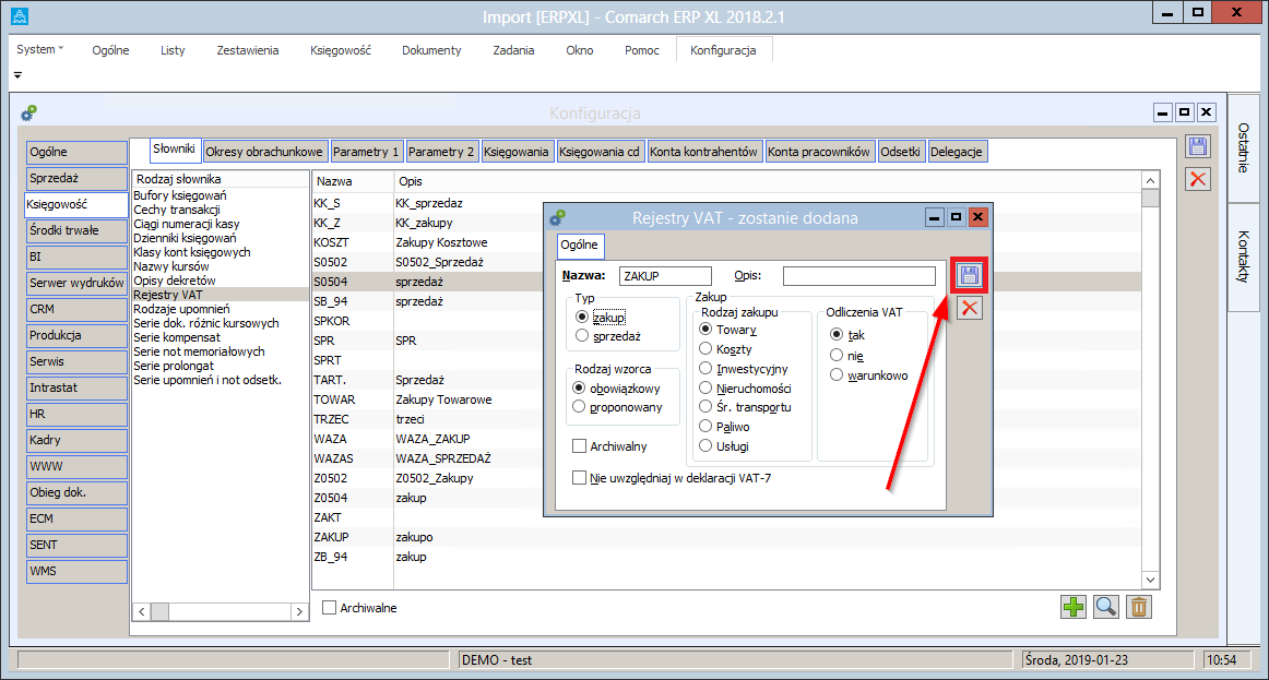 Importu dokumentów do Comarch XL