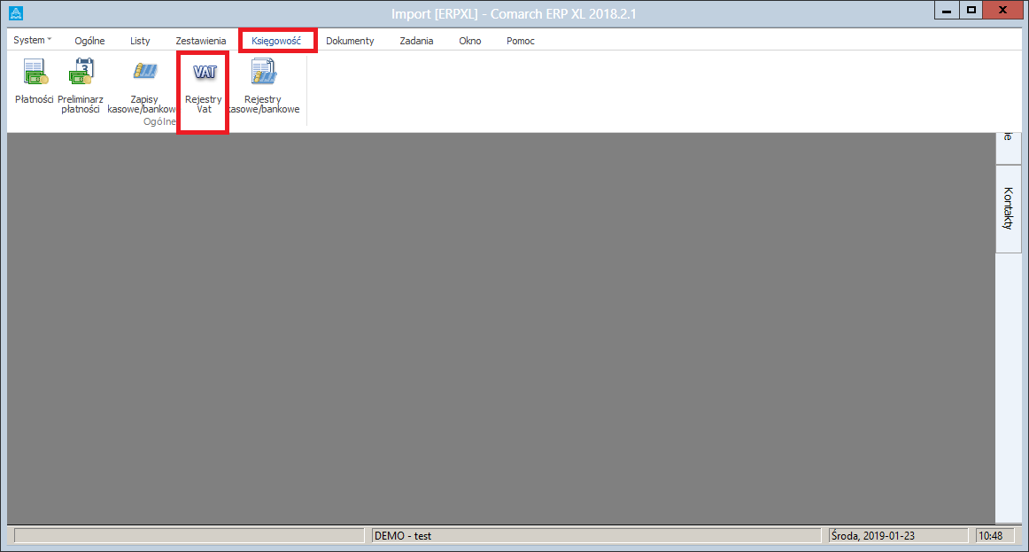 Importu dokumentów do Comarch XL